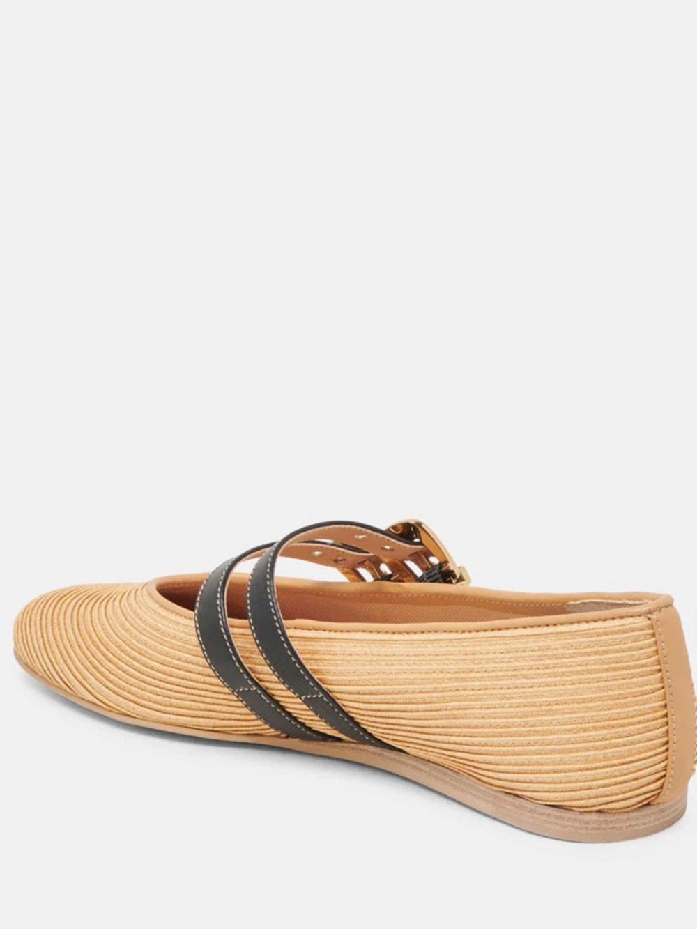 Dolce Vita Flats Baylee Ballet Flats Natural Raffia Sz 9.5 - Picture 5 of 14